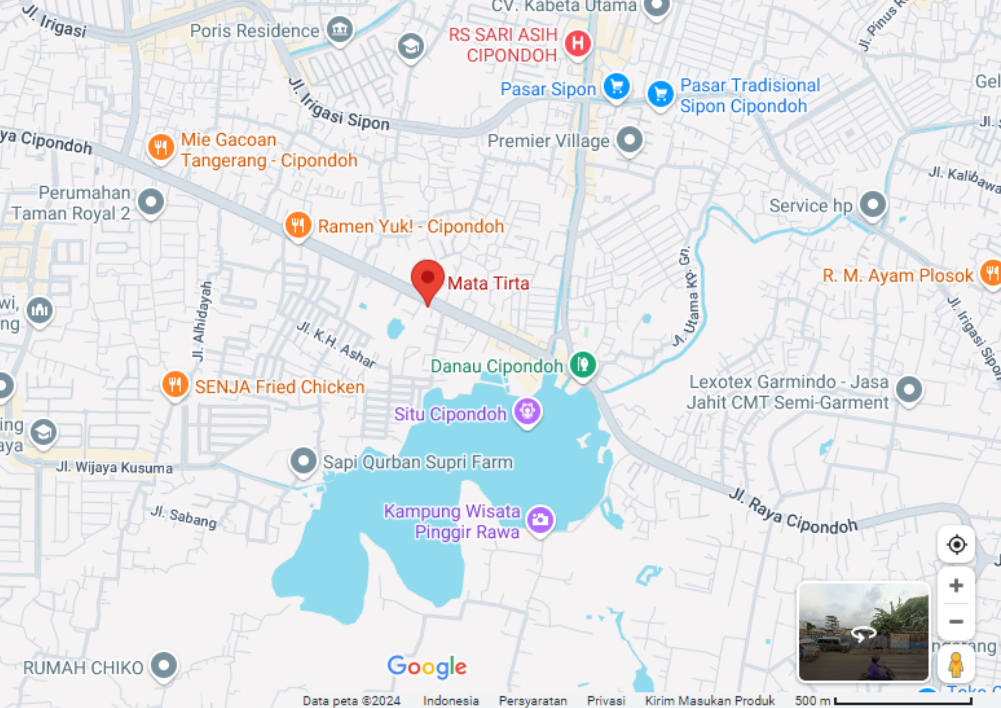 Google Map Sumur Bor Matatirta